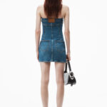 TUBE STRETCH DENIM DRESS
