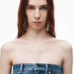 TUBE STRETCH DENIM DRESS