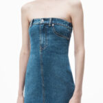 TUBE STRETCH DENIM DRESS