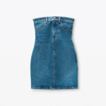 TUBE STRETCH DENIM DRESS