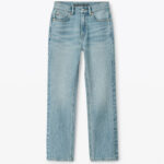 HIGH WAISTED STOVEPIPE JEANS