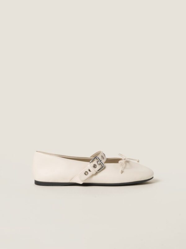 LEATHER BALLERINAS