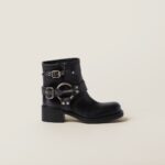 VINTAGE LOOK LEATHER BOOTIE