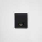 RE-NYLON AND SAFFIANO LEATHER WALLET