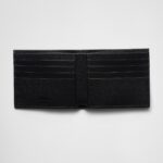 RE-NYLON AND SAFFIANO LEATHER WALLET