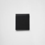 RE-NYLON AND SAFFIANO LEATHER WALLET