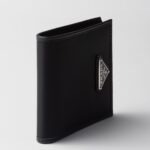 RE-NYLON AND SAFFIANO LEATHER WALLET