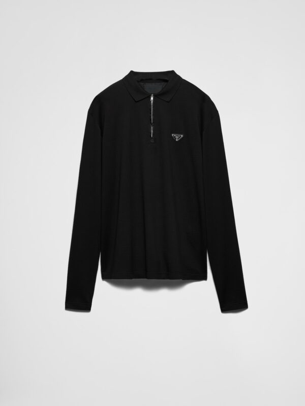 LONG SLEEVE POLO SHIRT