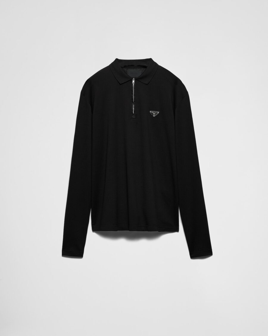 LONG SLEEVE POLO SHIRT
