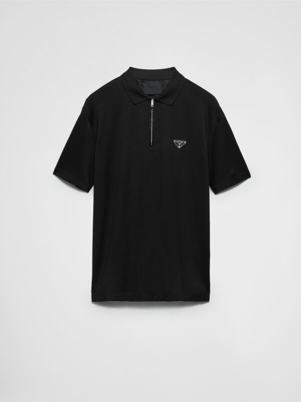 ZIPPED POLO SHIRT