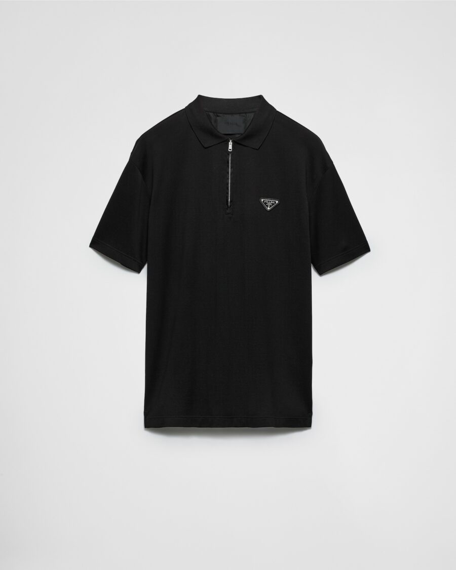 ZIPPED POLO SHIRT