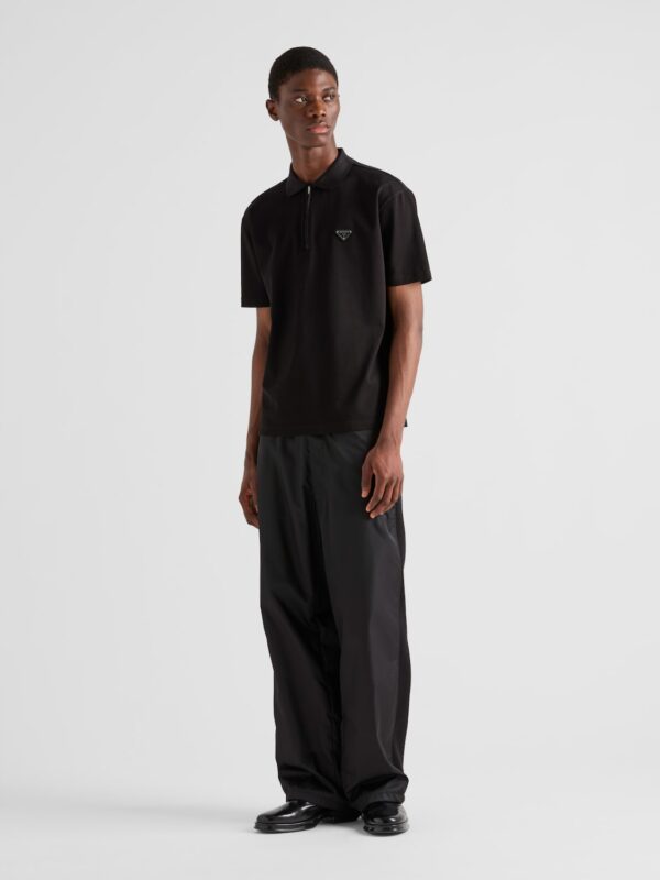 ZIPPED POLO SHIRT
