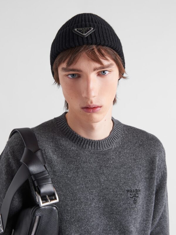 WOOL AND CASHMERE BEANIE