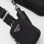 RE-NYLON AND SAFFIANO SHOULDER BAG