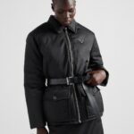 RE-NYLON DOWN JACKET WITH BELT