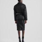 RE-NYLON DOWN JACKET WITH BELT
