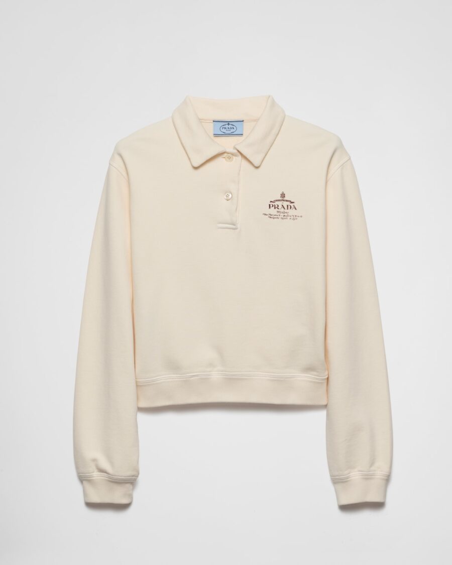 FLEECE POLO SHIRT
