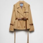 COTTON TWILL TRENCH JACKET