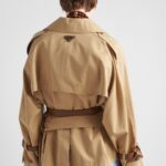 COTTON TWILL TRENCH JACKET