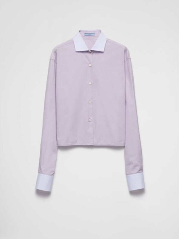 EMBROIDERED POPLIN SHIRT