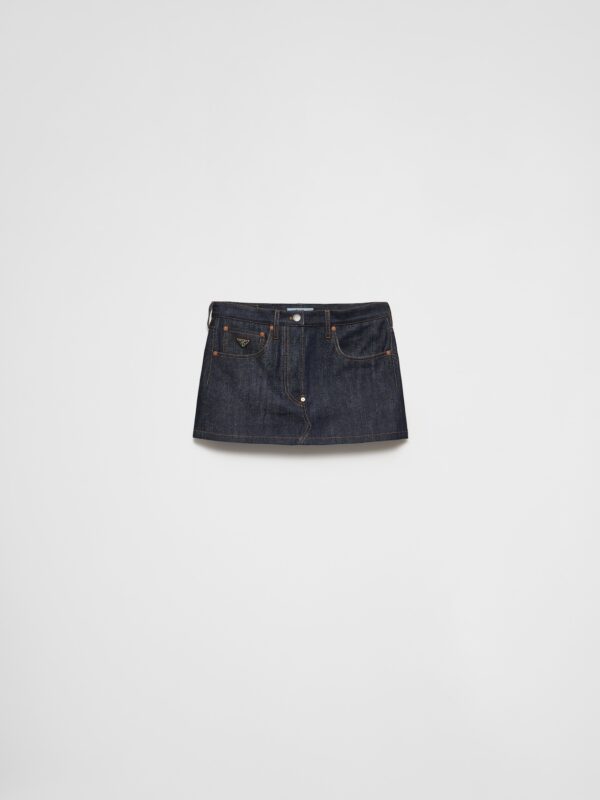 DENIM MINI SKIRT