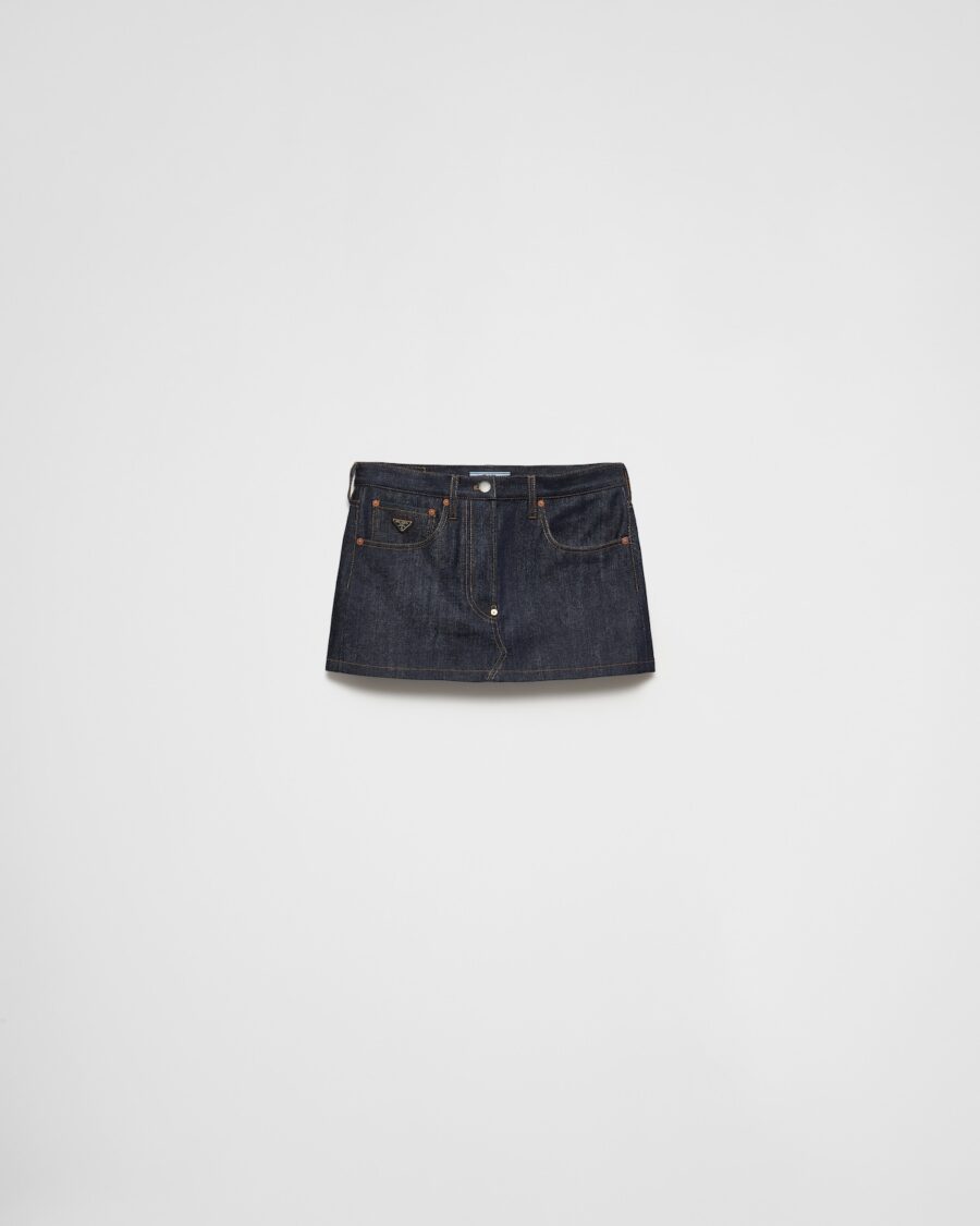 DENIM MINI SKIRT