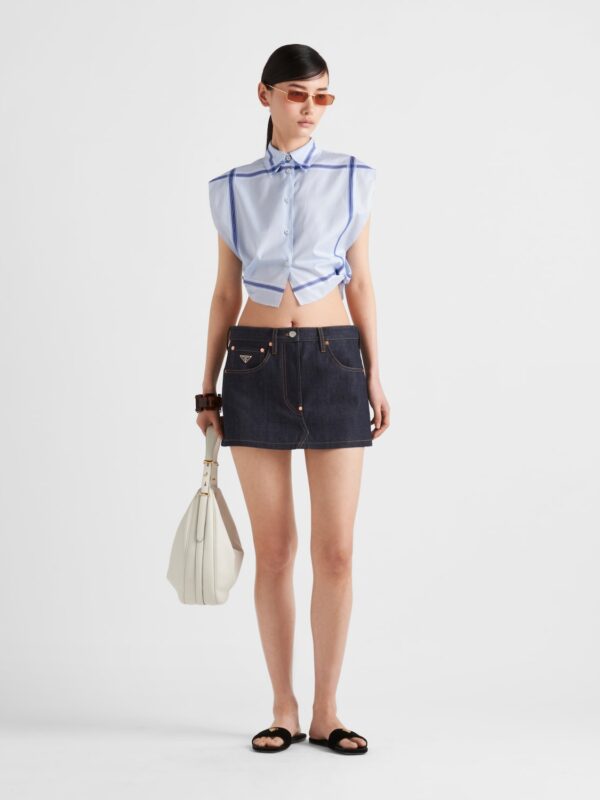 DENIM MINI SKIRT