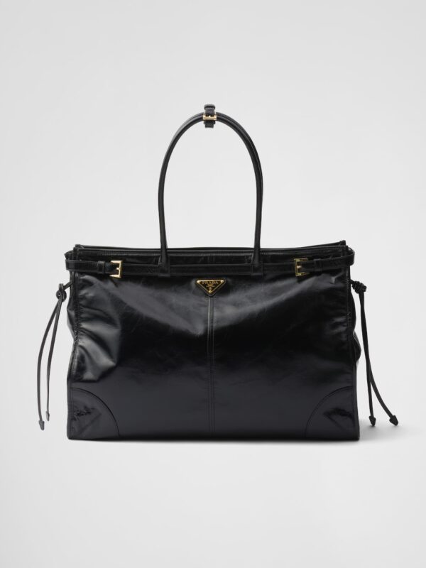 LARGE LEATHER HANDBAG