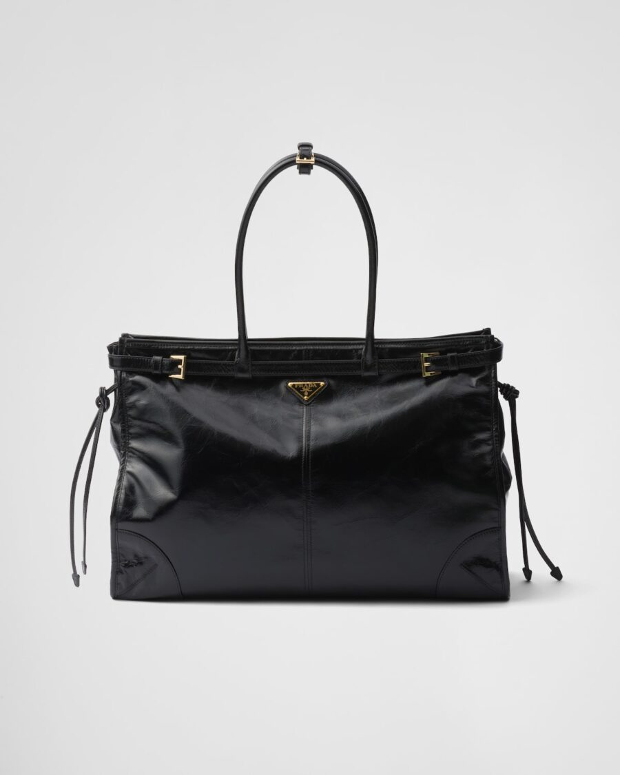 LARGE LEATHER HANDBAG