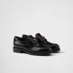 BRUSHED LEATHER LOAFERS