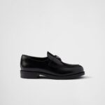 BRUSHED LEATHER LOAFERS