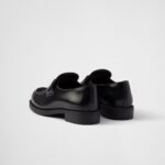 BRUSHED LEATHER LOAFERS
