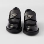 BRUSHED LEATHER LOAFERS