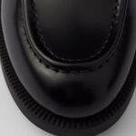 BRUSHED LEATHER LOAFERS