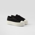 LACED FABRIC SNEAKERS