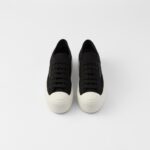LACED FABRIC SNEAKERS