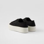LACED FABRIC SNEAKERS