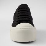 LACED FABRIC SNEAKERS