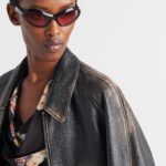 LEATHER JACKET WITH BELT