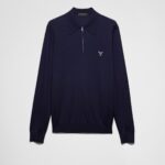 SUPER FINE WOOL POLO SWEATER