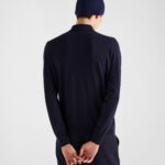 SUPER FINE WOOL POLO SWEATER