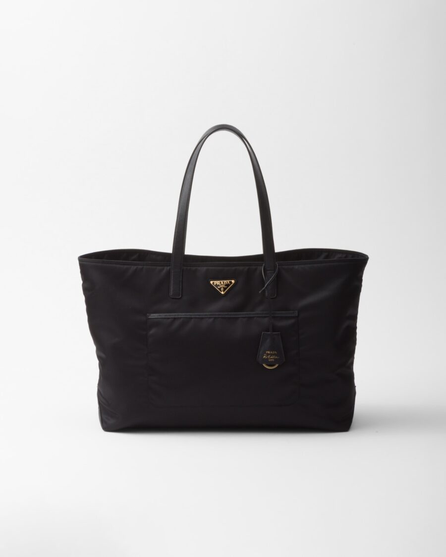 RE-EDITION 1978 AND SAFFIANO LEATHER TOTE BAG