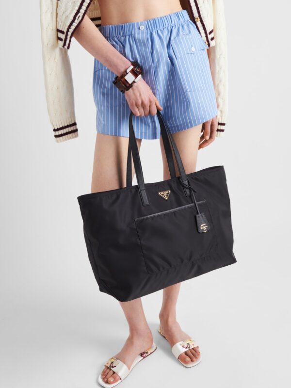 RE-EDITION 1978 AND SAFFIANO LEATHER TOTE BAG