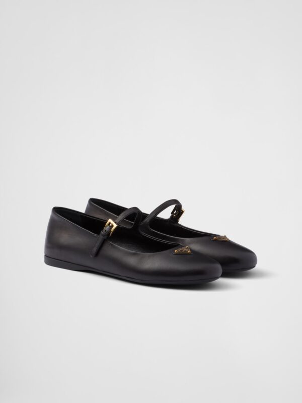 NAPPA LEATHER BALLERINAS