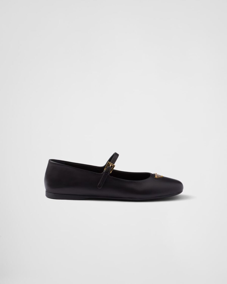 NAPPA LEATHER BALLERINAS