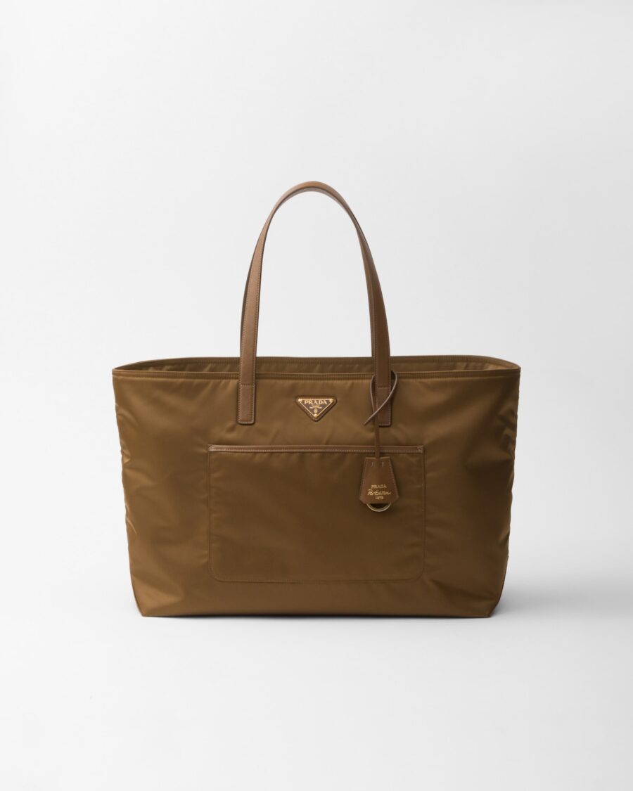RE-EDITION 1978 AND SAFFIANO LEATHER TOTE BAG