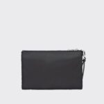 RE-NYLON AND SAFFIANO LEATHER POUCH