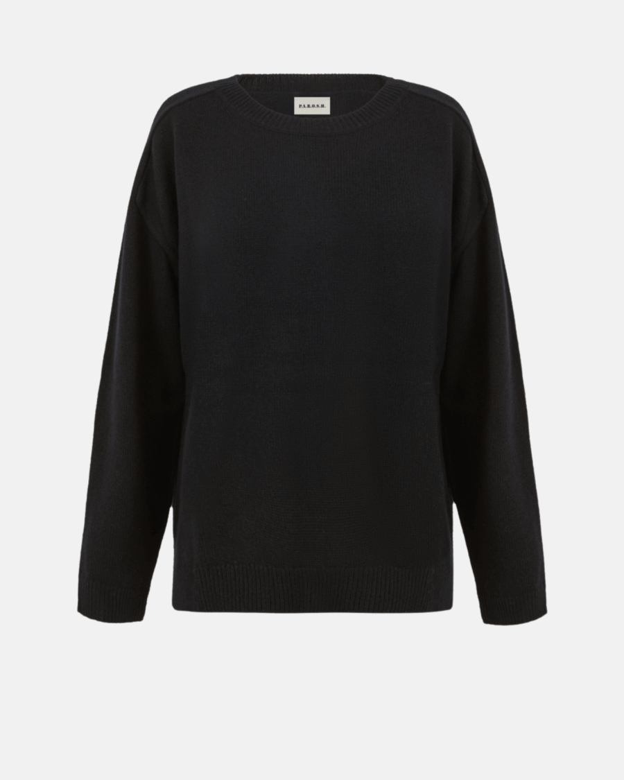 WOOL CREW-NECK KNIT