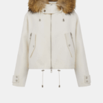 JACKET WITH FUR BORDER