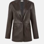 LEATHER BLAZER